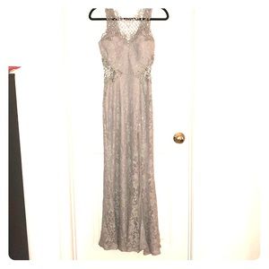 Gray Lace Gown with Beautiful Details! Worn Once.